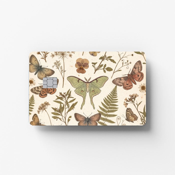 Butterfly Collage Credit Card Sticker