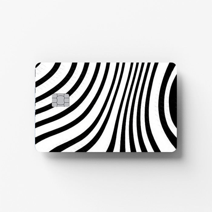 Zebra Credit Card Sticker