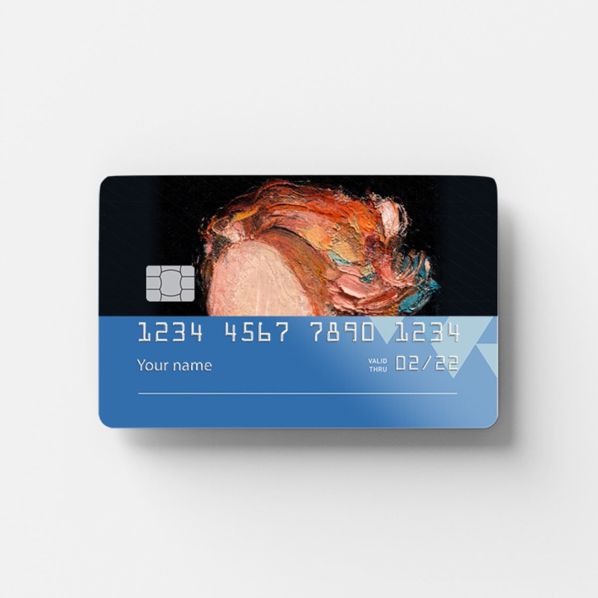 Painted Muse Credit Card Sticker - Half