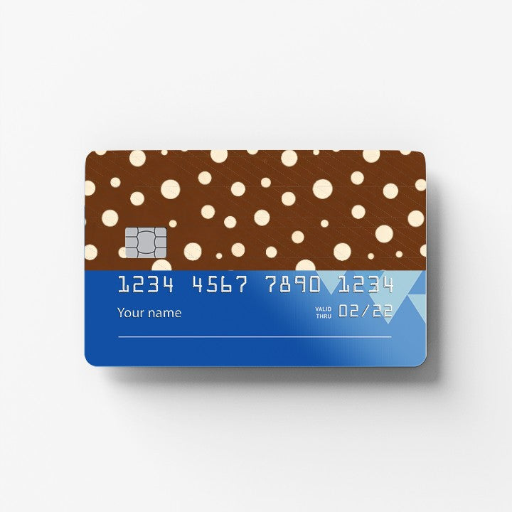 Cocoa Polka Credit Card Sticker