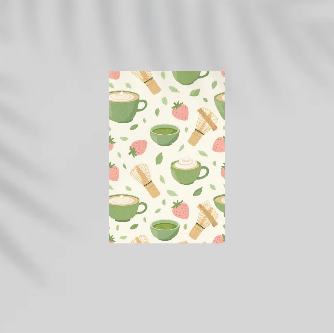 Matcha Club Paper Poster