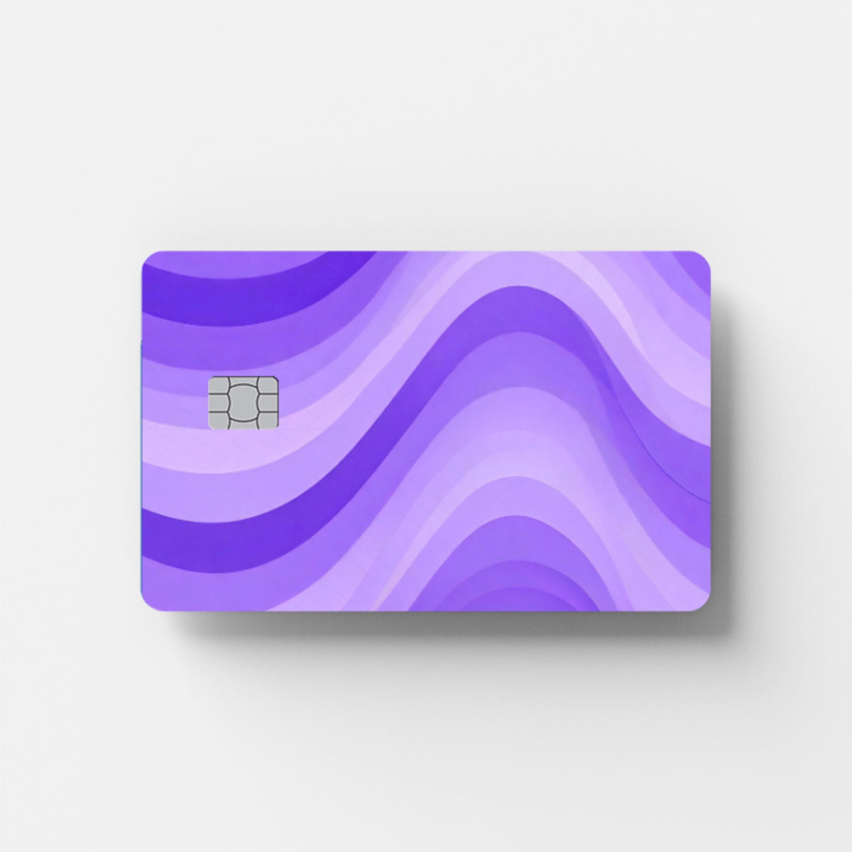 Purple Gradient Credit Card Sticker