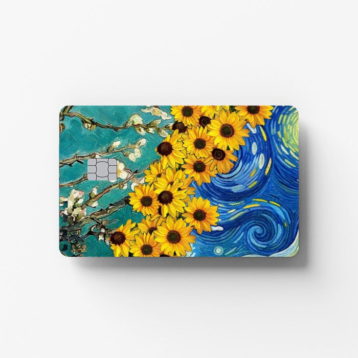 Sunflower Credit Card Sticker