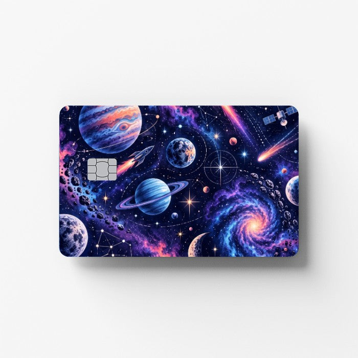 Deep Orbit Credit Card Sticker