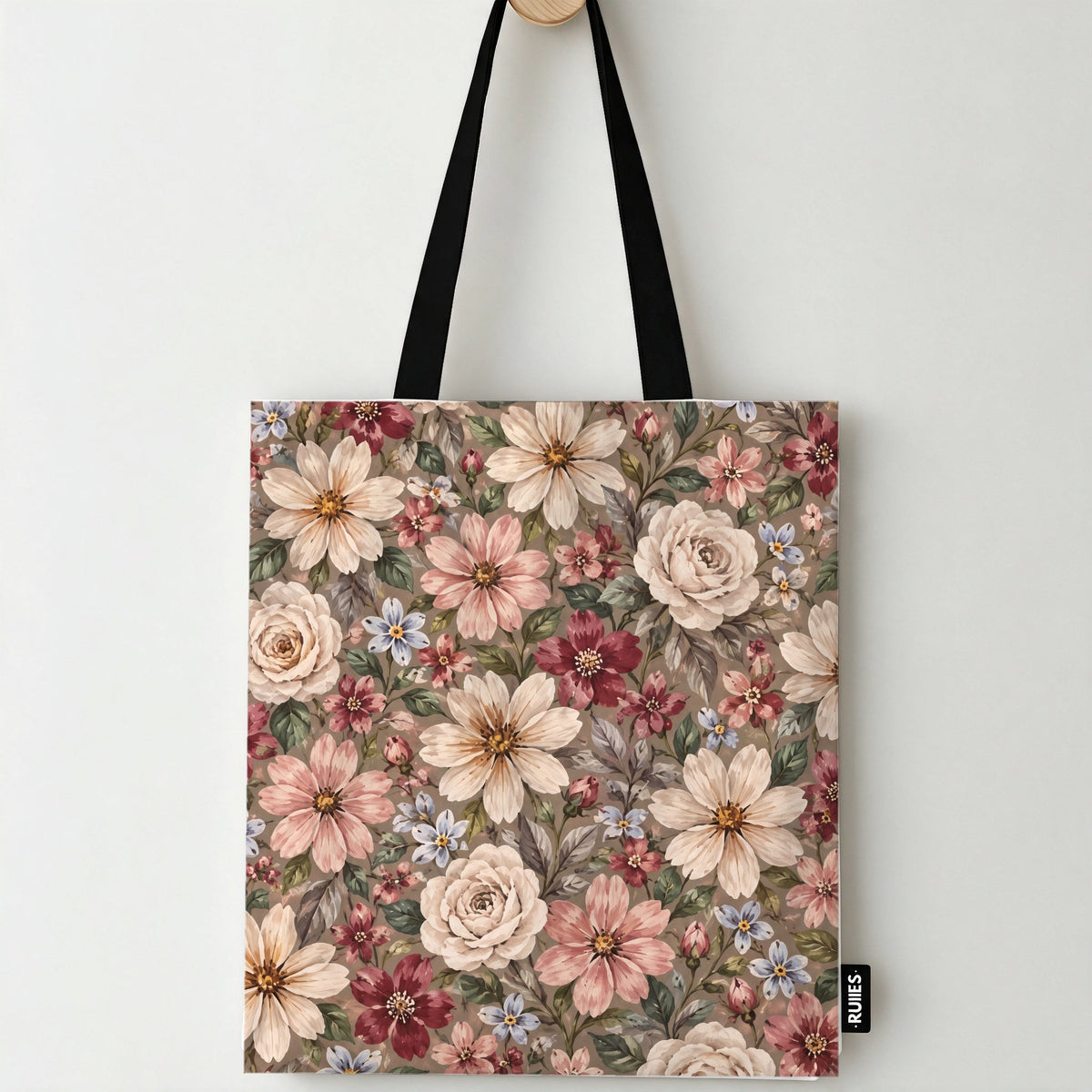 Vintage Garden Tote Bag