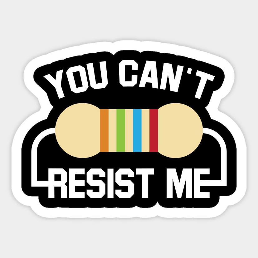 you cant resist me Laptop Sticker