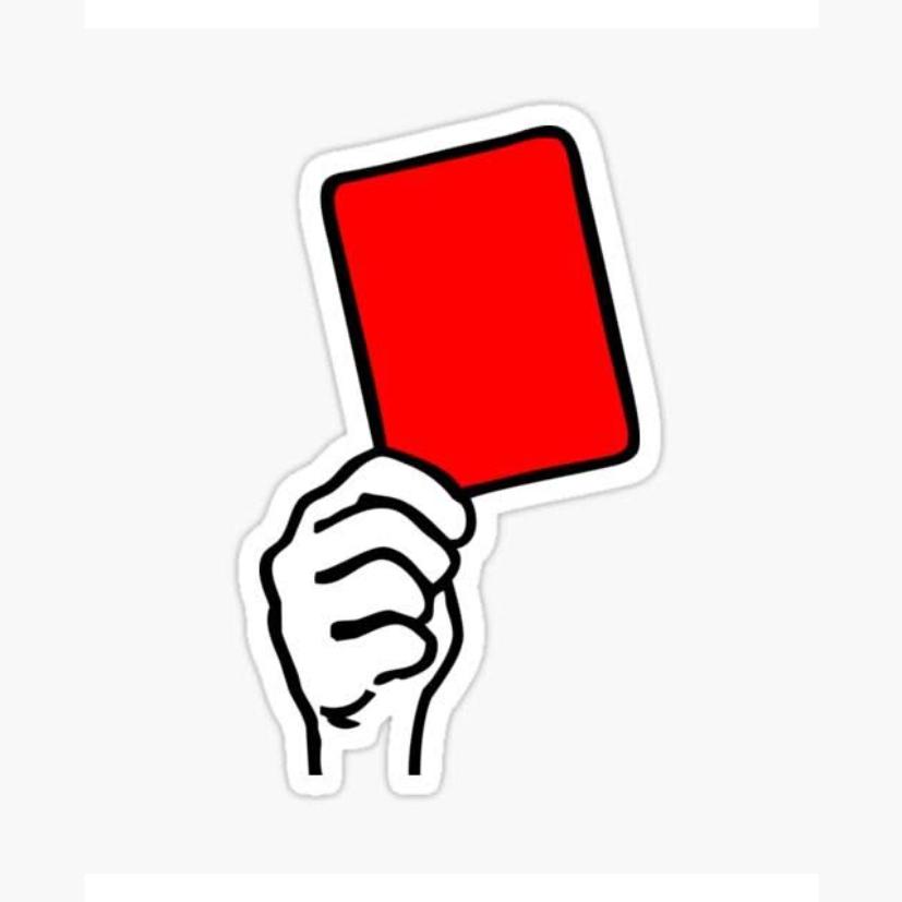 redcard Laptop Sticker