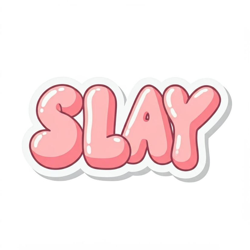 slay Laptop Sticker