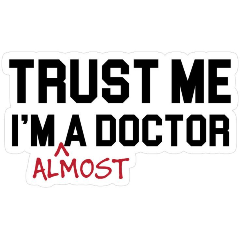 trust me i am a doctor Laptop Sticker