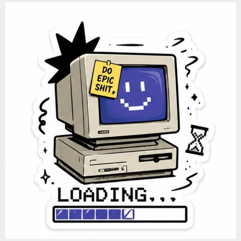 epic*** Laptop Sticker