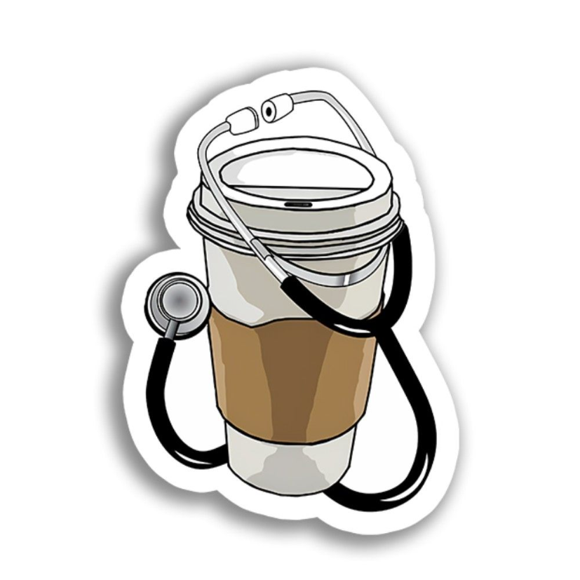 icecoffee Laptop Sticker