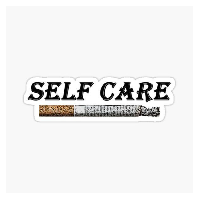 self care Laptop Sticker