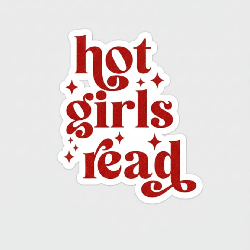 hot girls read Laptop Sticker