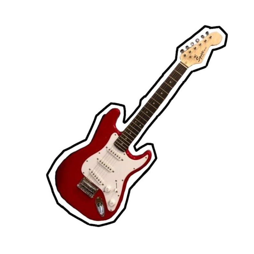 guitarist Laptop Sticker