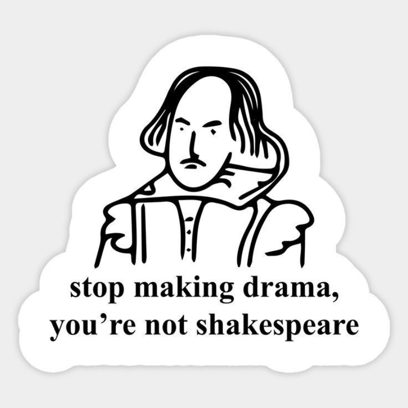 you are not Shakespeare Laptop Sticker