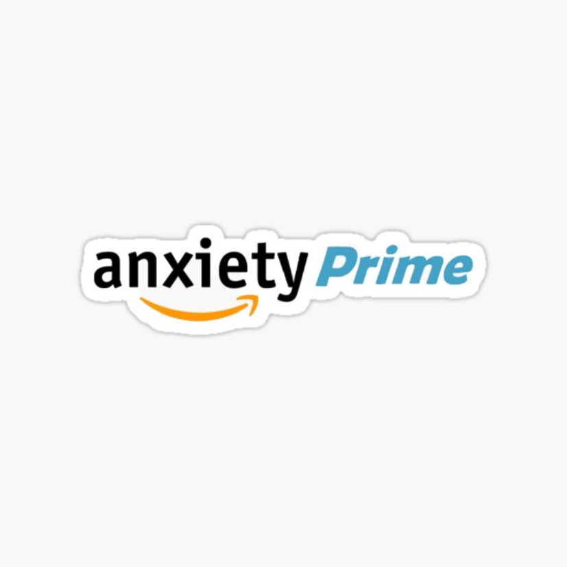 anxiety prime Laptop Sticker