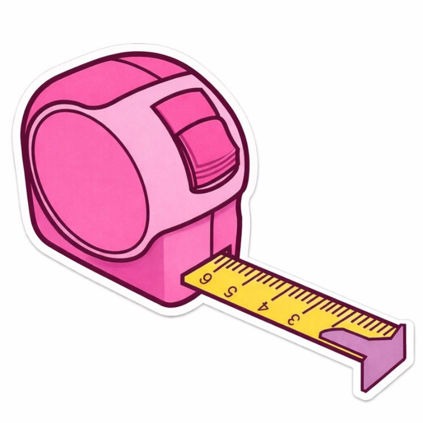 pink meter Laptop Sticker