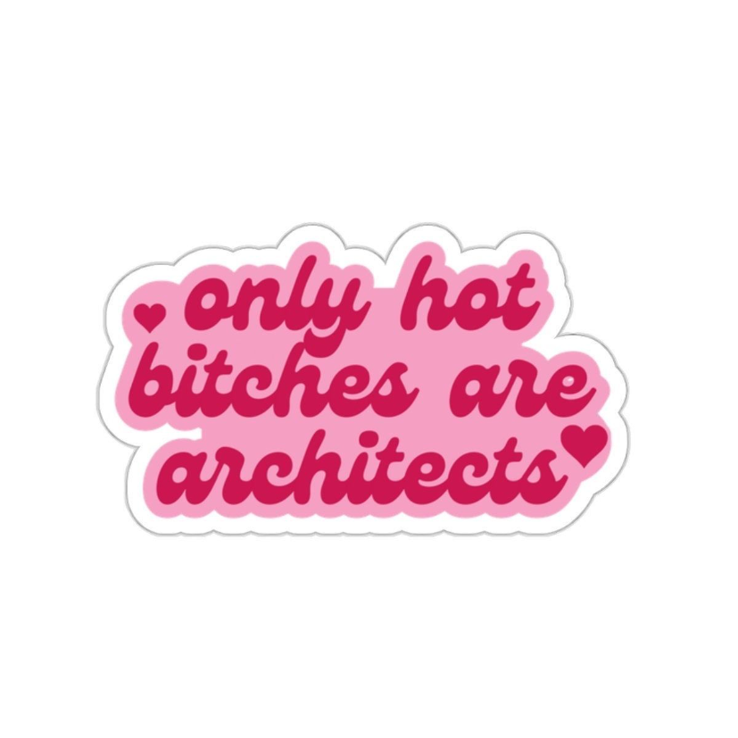 hot architects Laptop Sticker