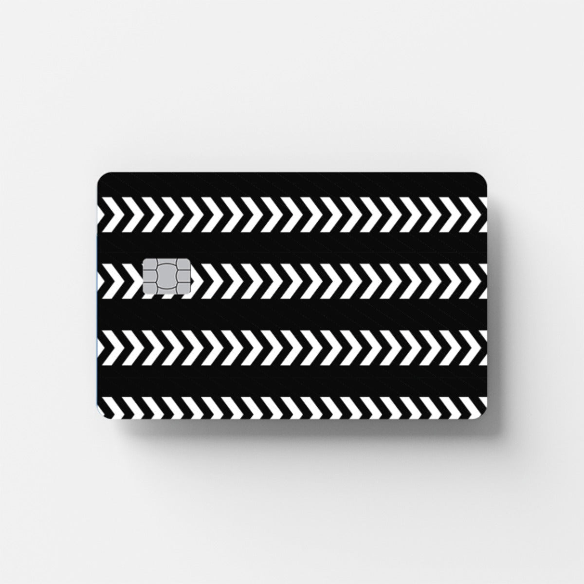 Arrow Black-White Credit Card Sticker