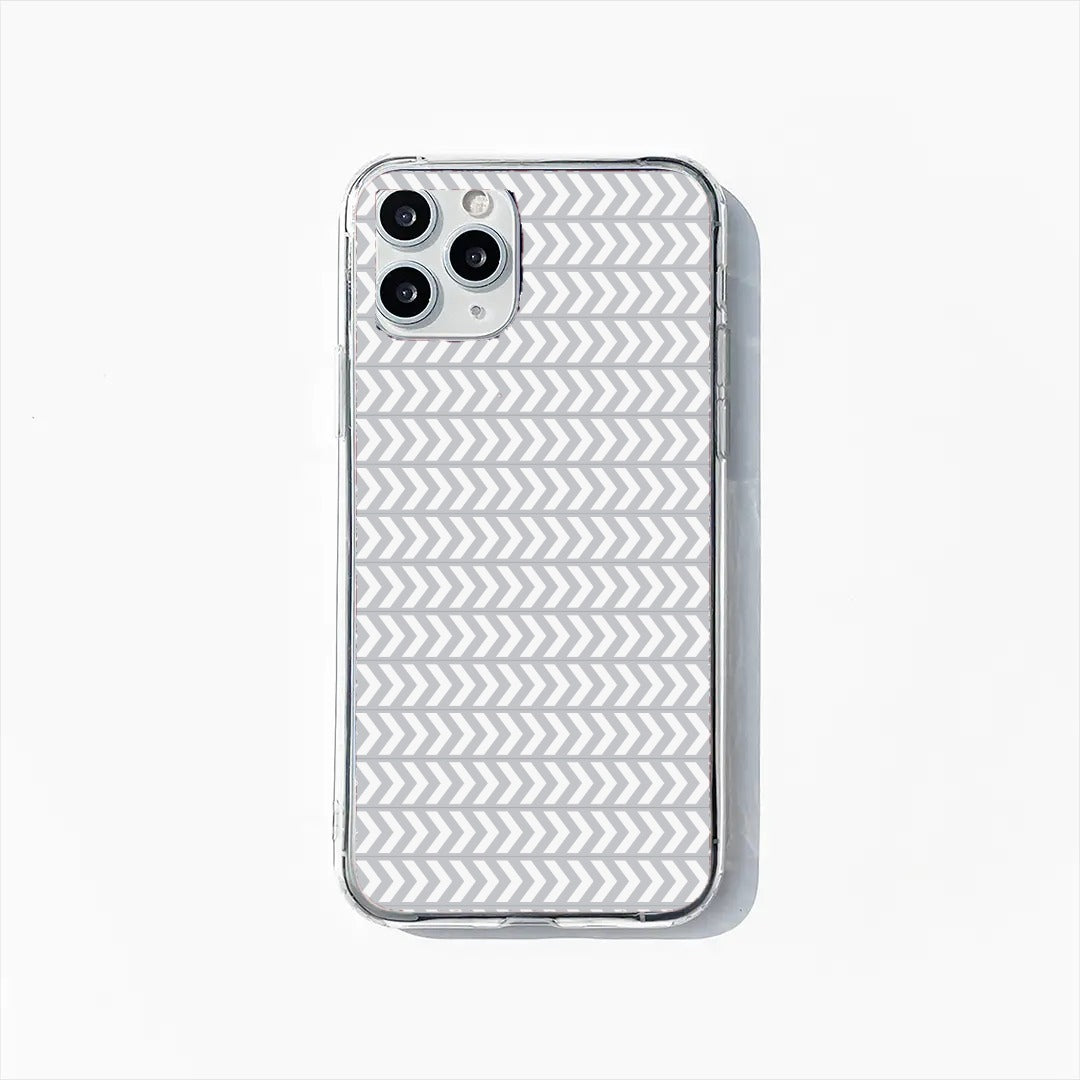 Grey-White Arrows Phone Case