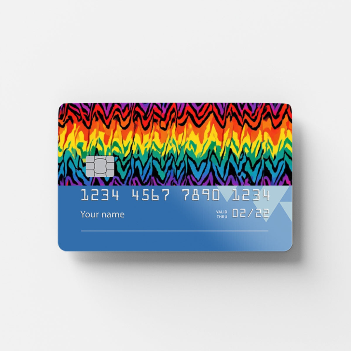 Frequency Zebra Credit Card Sticker