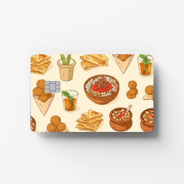 Koshary Party Credit Card Sticker