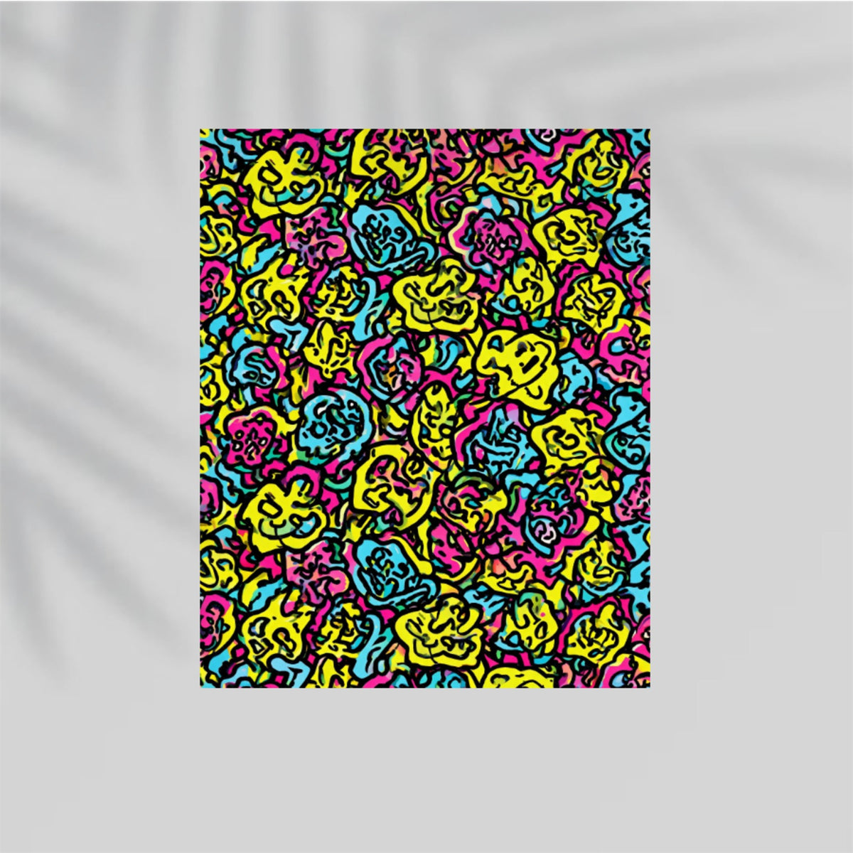 Color Splash Paper Poster