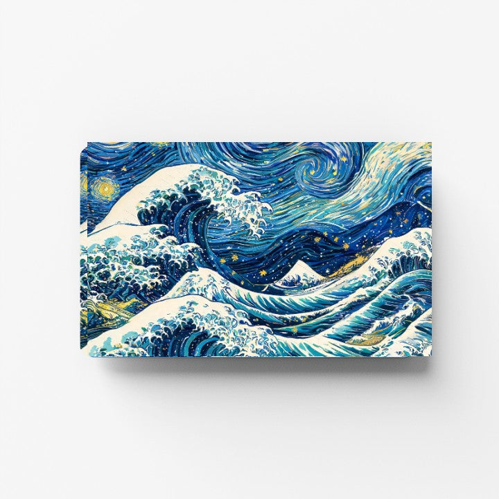 Starry Waves Credit Card Sticker
