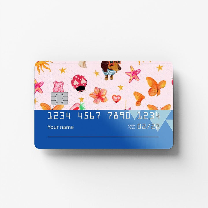 Soft Girl Credit Card Sticker