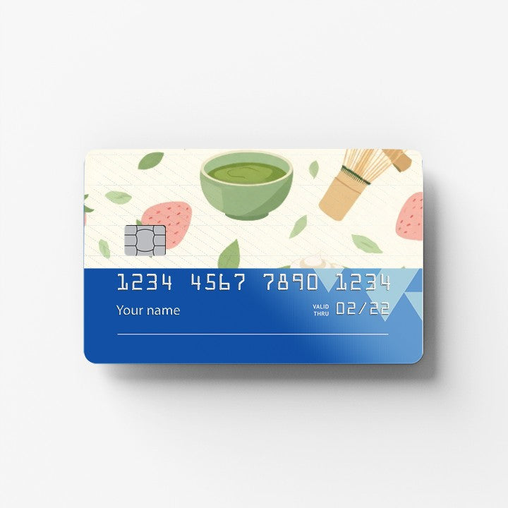 Matcha Club Credit Card Sticker