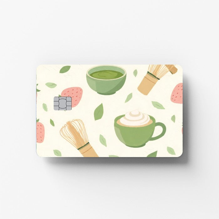 Matcha Club Credit Card Sticker