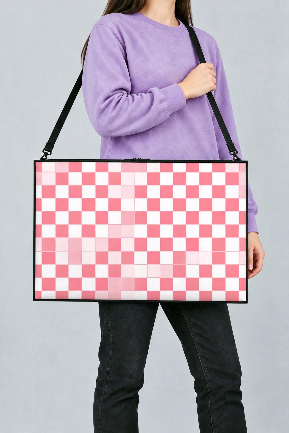 Pink Ties Art Bag