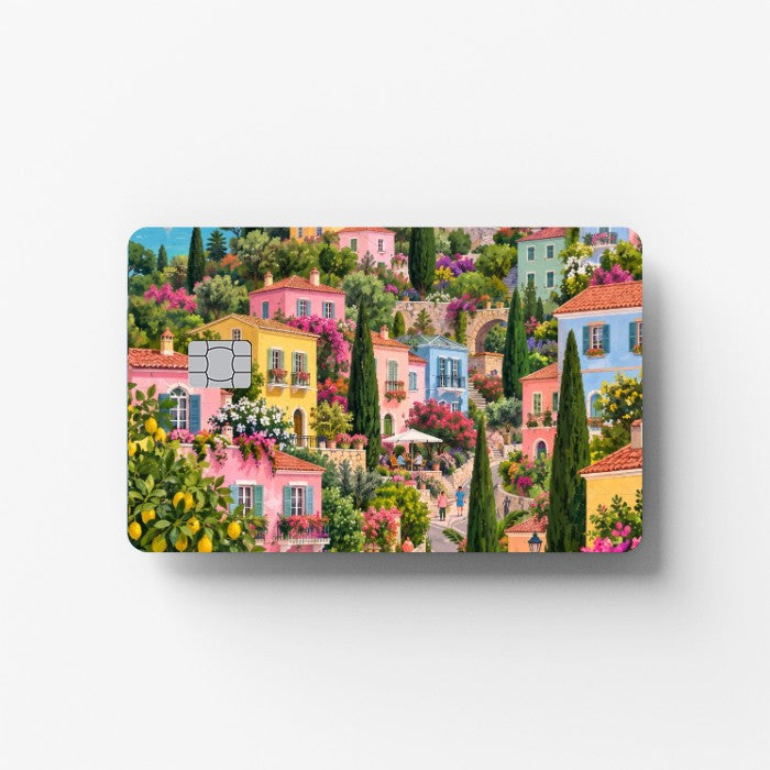 Colorful Hills Credit Card Sticker