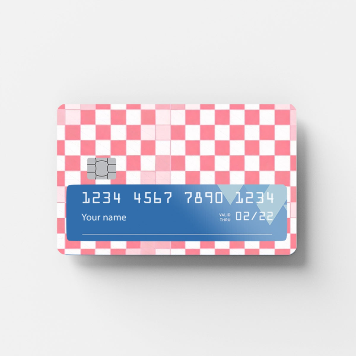 Pink Ties Credit Card Sticker