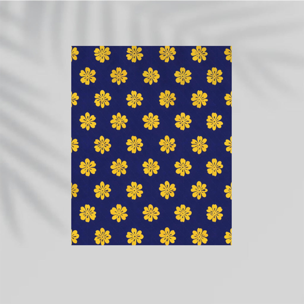 Yellow Flowers Paper Poster