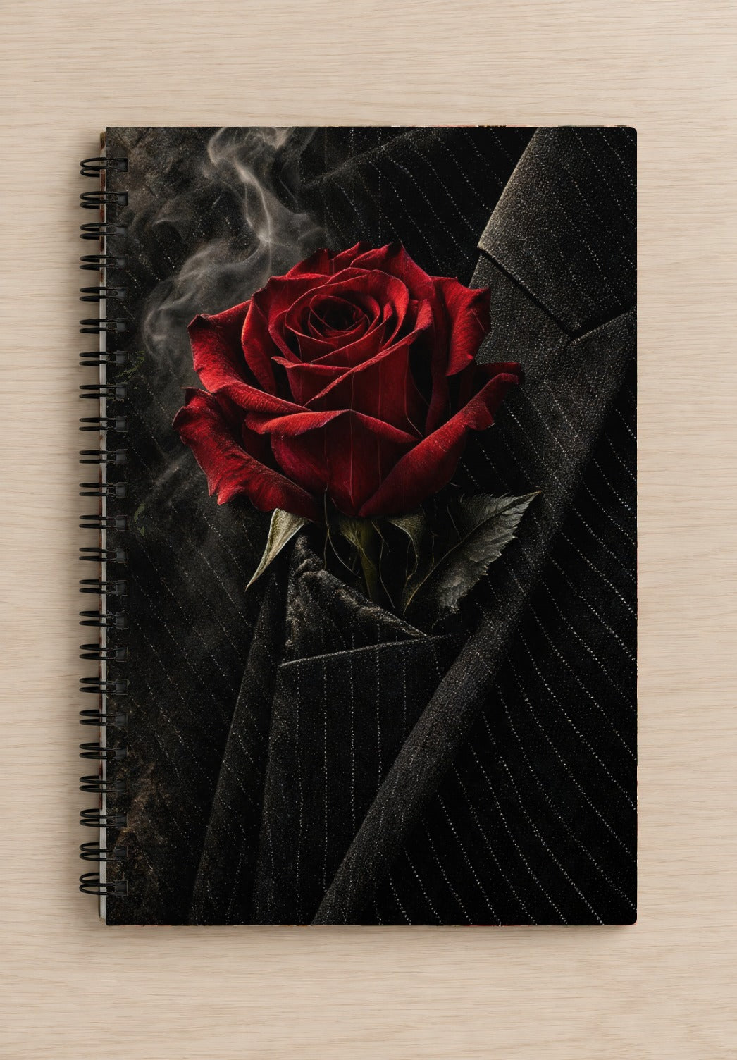 Midnight Rose Notebook