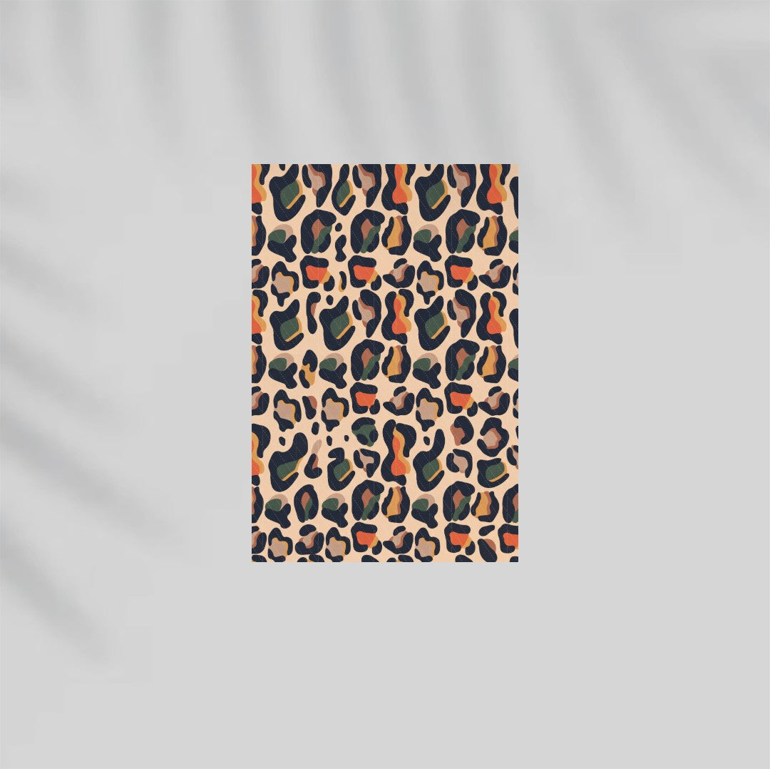 Colour Leopard Paper Poster