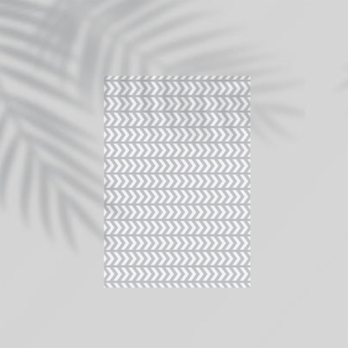 Grey-White Arrows Paper Poster
