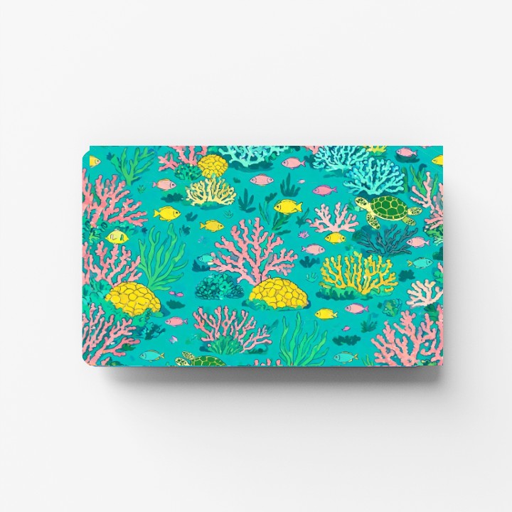 Tropical Reef Credit Card Sticker