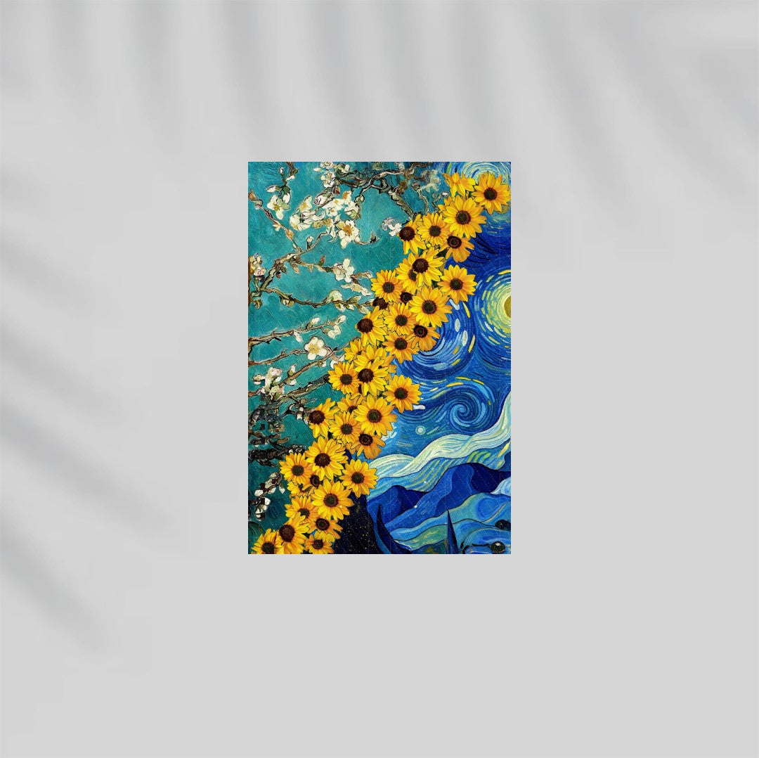 Sunflower Paper Poster