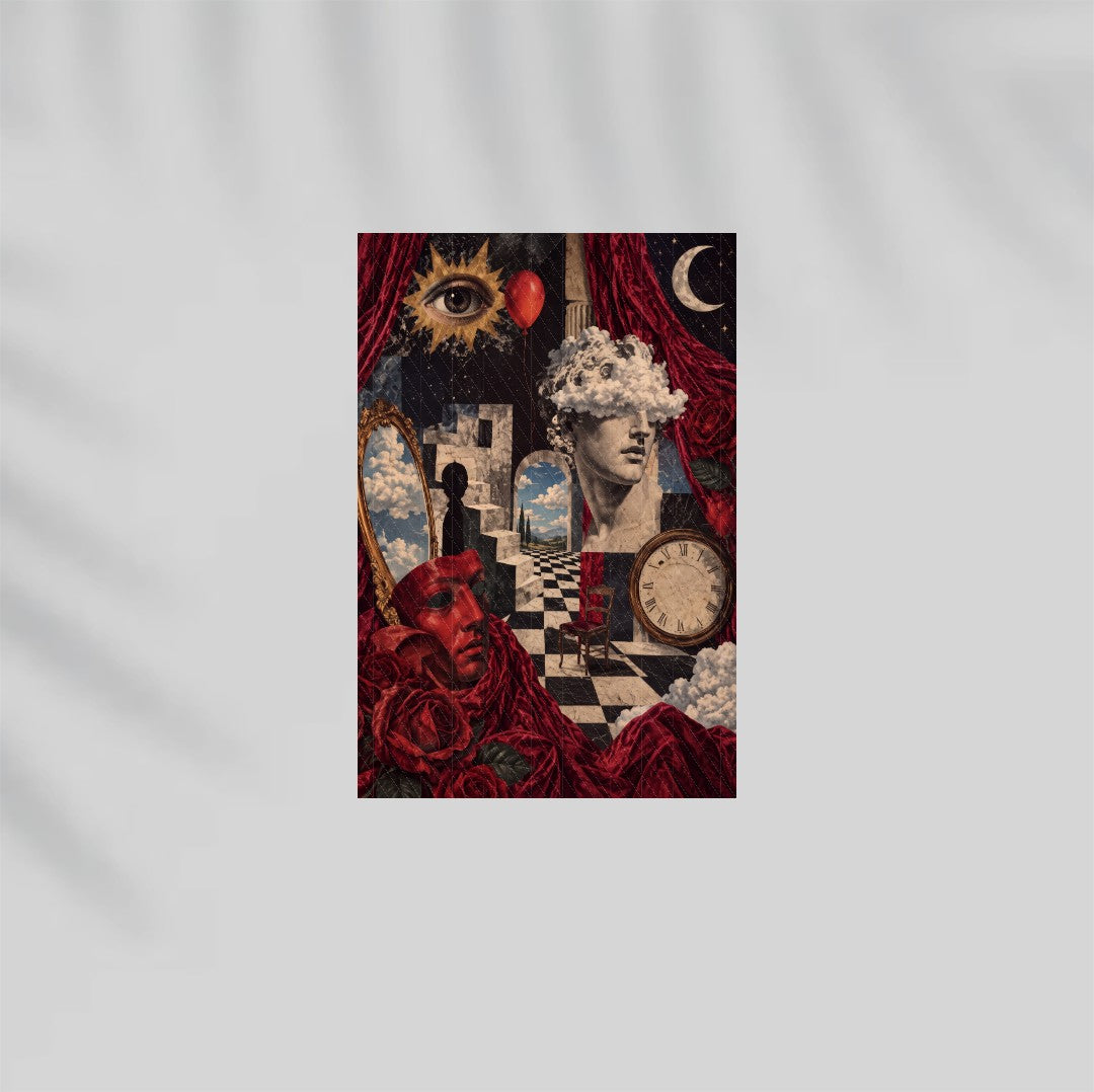 Surreal Nocturne Paper Poster
