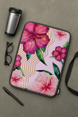 Purple Flowers Laptop Sleeve