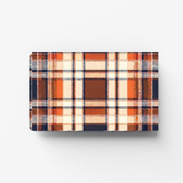 Tartan Cocoa Credit Card Sticker
