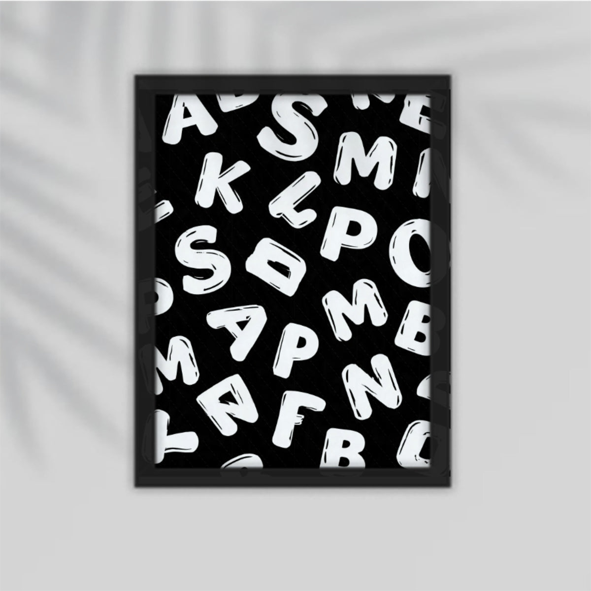 Alphabet Letters Framed Poster