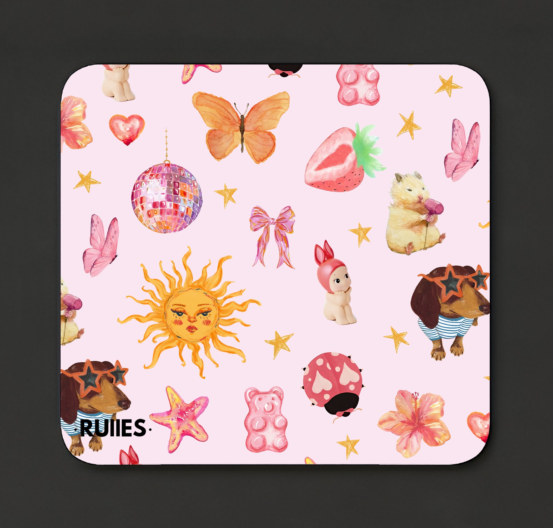 Soft Girl Mouse Pad