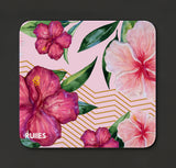 Purple Flowers Mouse Pad