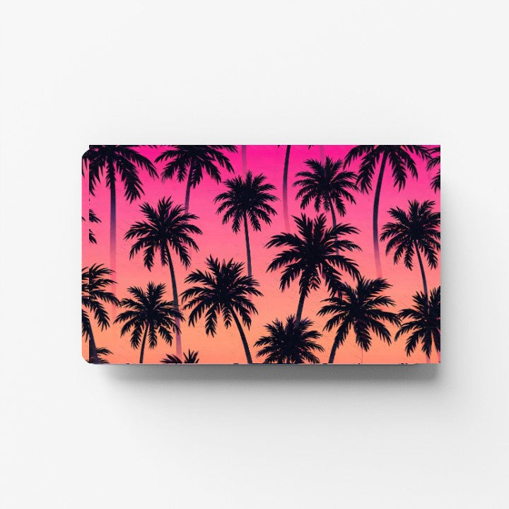 Sunset Palms Credit Card Sticker