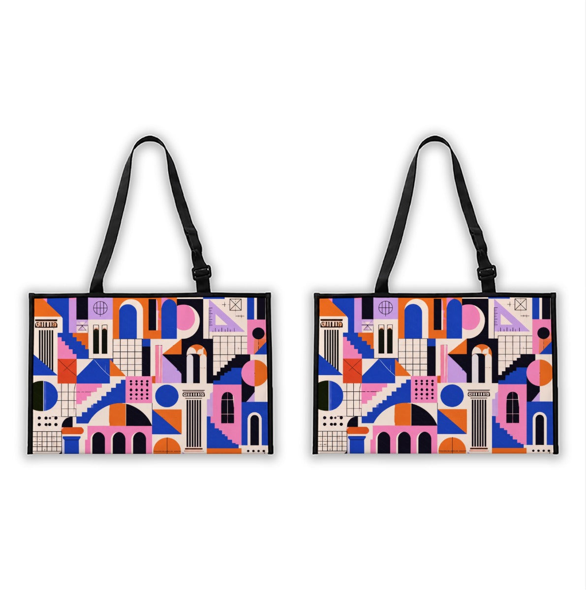 Bauhaus Blocks Art Bag - print preview