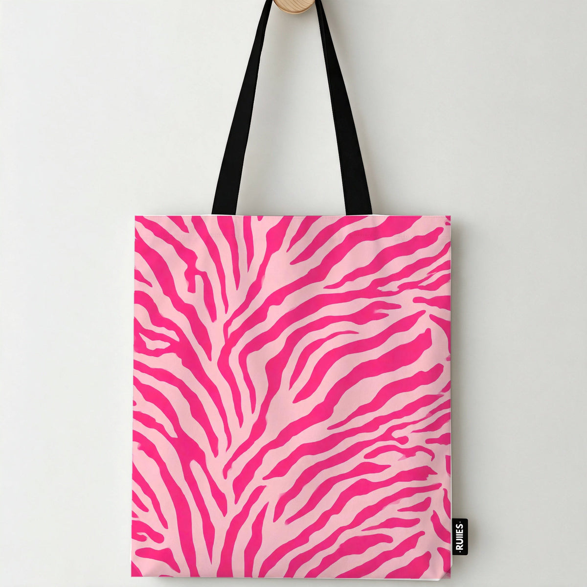 Fuchsia Zebra Tote Bag