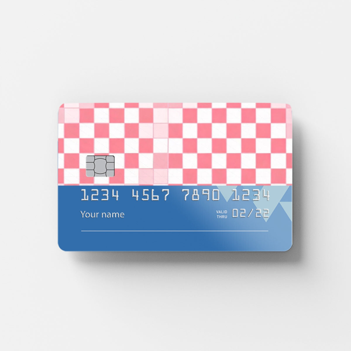 Pink Ties Credit Card Sticker
